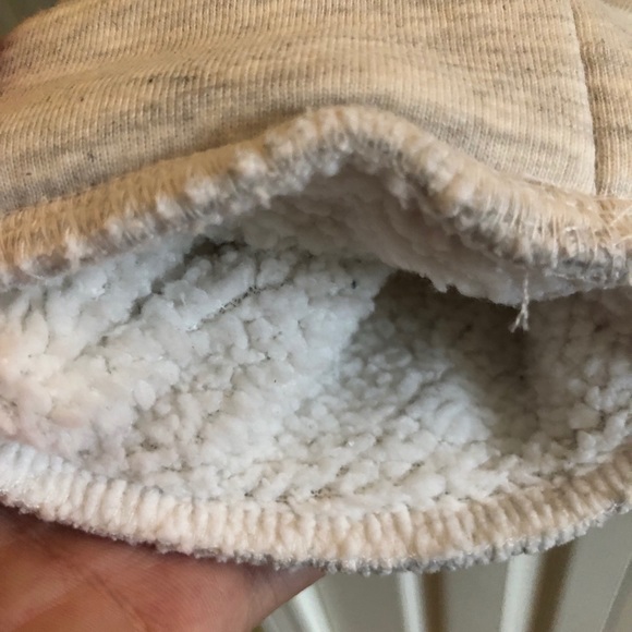 Old Navy Sherpa Lined Gray Cardigan - Picture 6 of 8